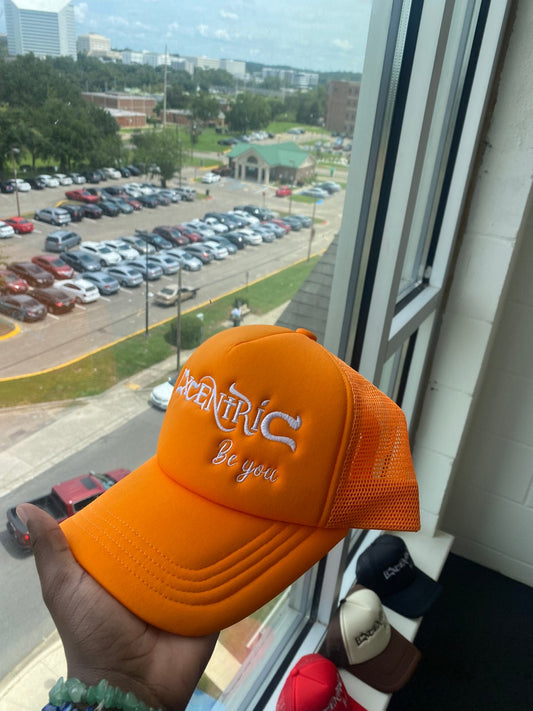 Orange “Be You” Trucker